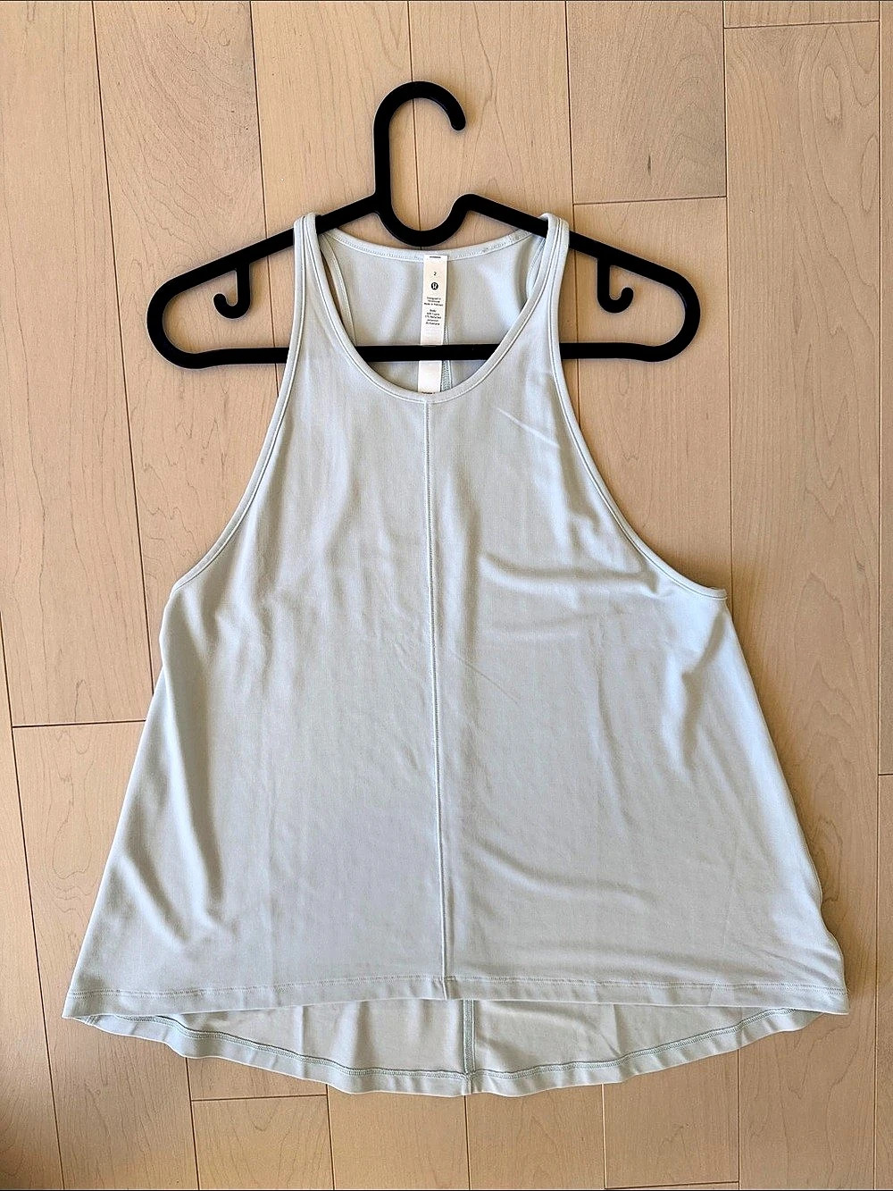 lululemon High Neck Racerback Tank Top light turquoise Size 2